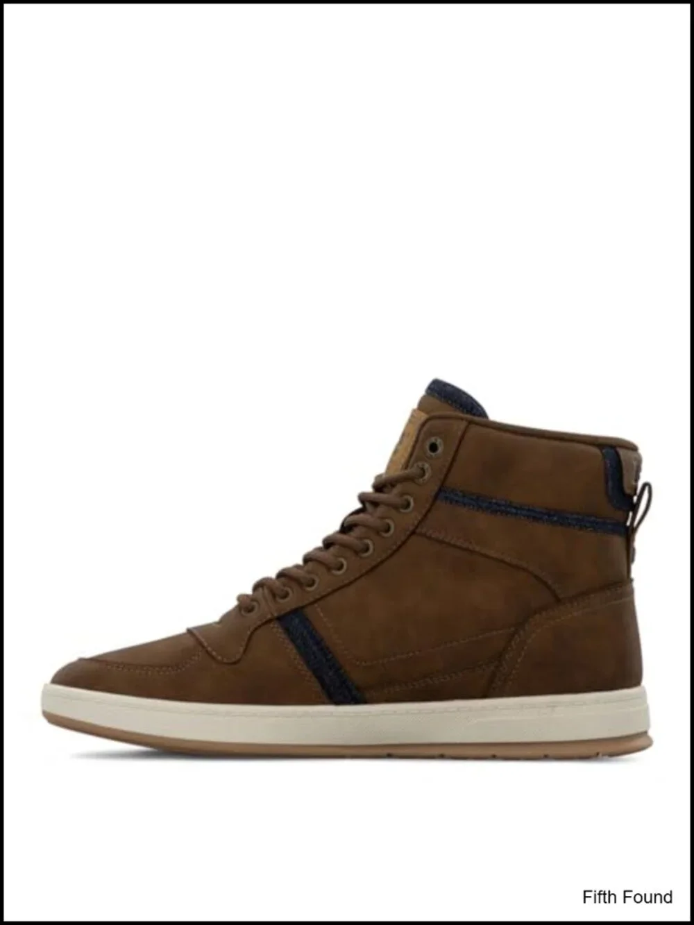High Top Fashion Sneakers with Padded Collar and Cushioned Footbed